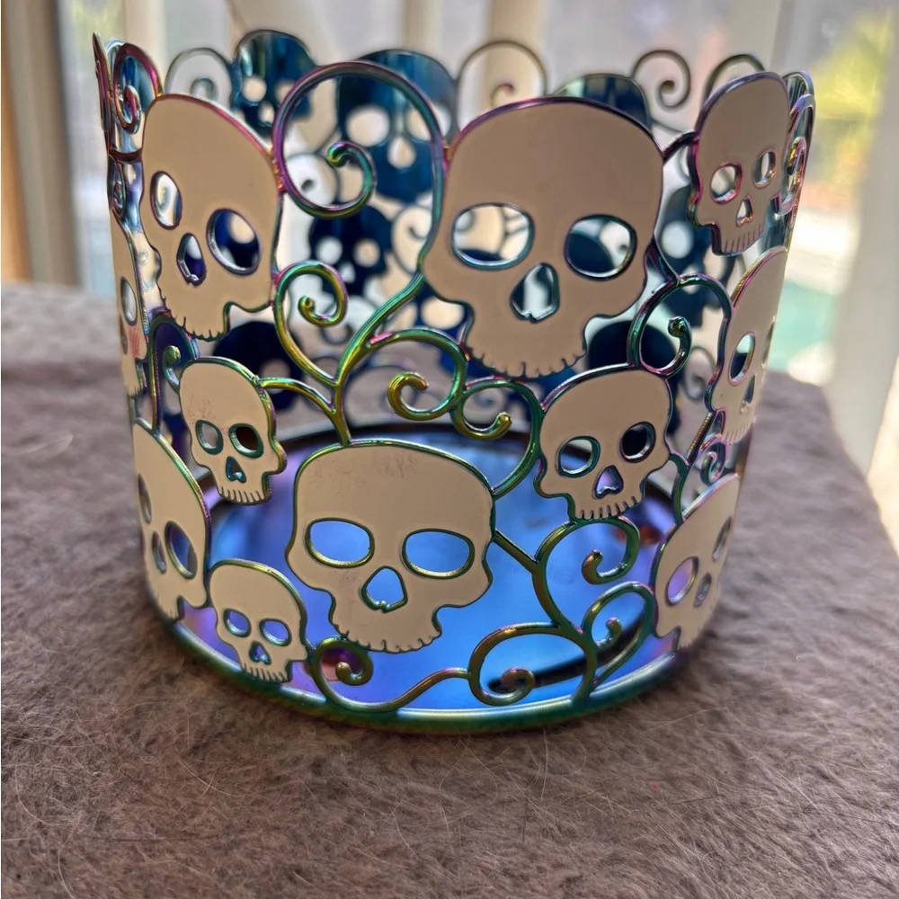 Iridescent Skull 3-wick Candle Holder by Bath & Body Works